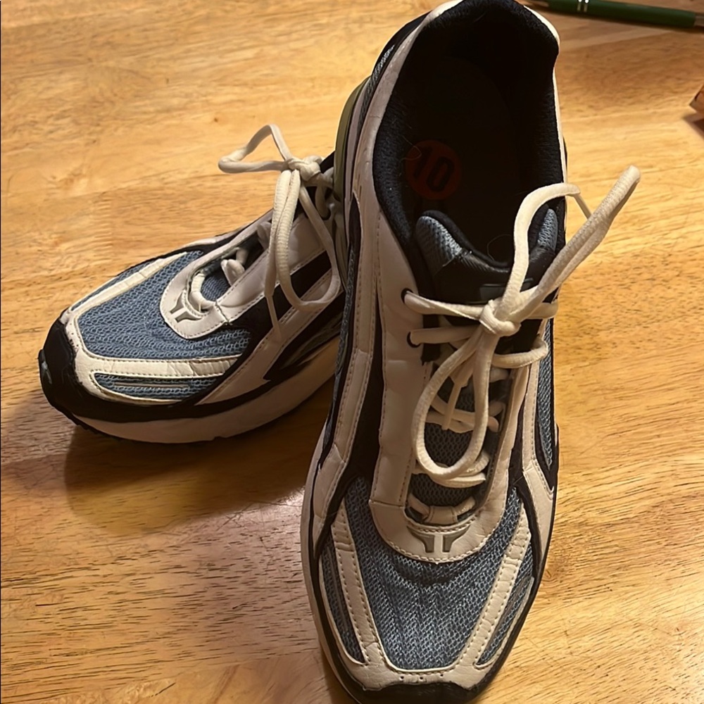 Avia Blue and White Athletic Shoes